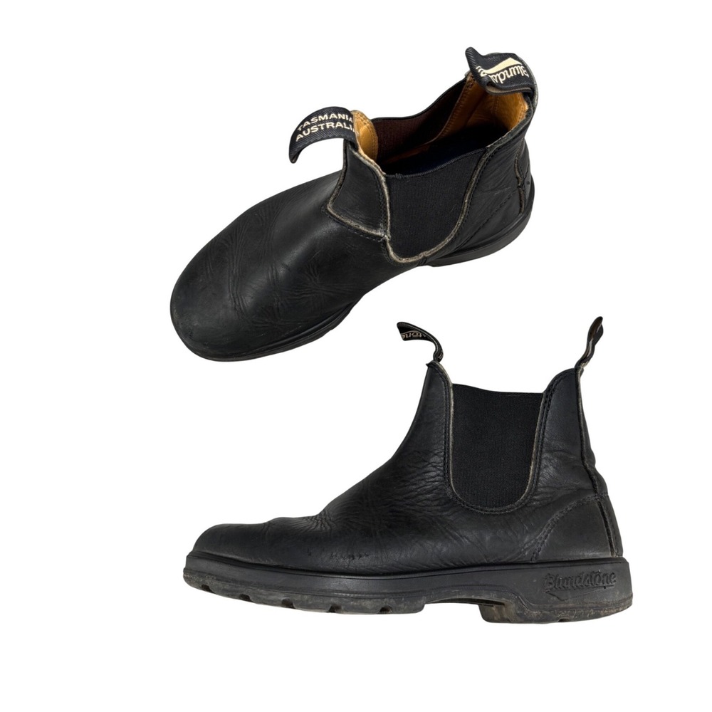 Blundstone Kids Series Black Leather Chelsea Boots Pull On Classic US Size 5